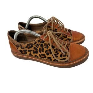 L’Artiste Shoes Womens Size 6 Spring Step Libbi Leopard Print Calf Hair